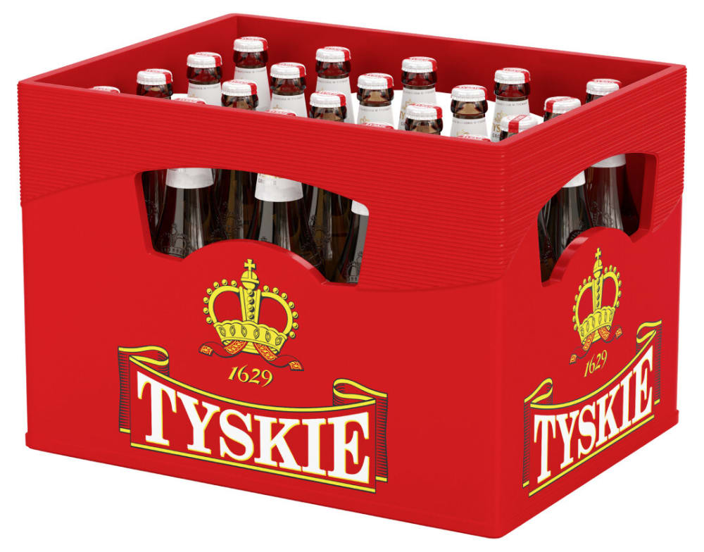 Tyskie Premium Lager – Kiste