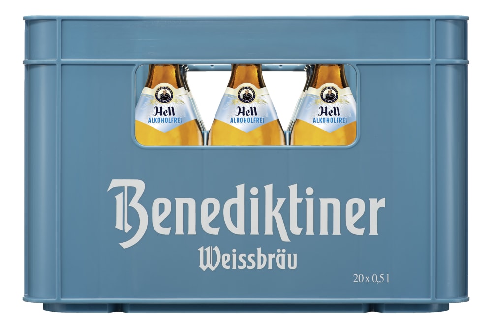 Benediktiner Hell alkoholfrei – Kiste