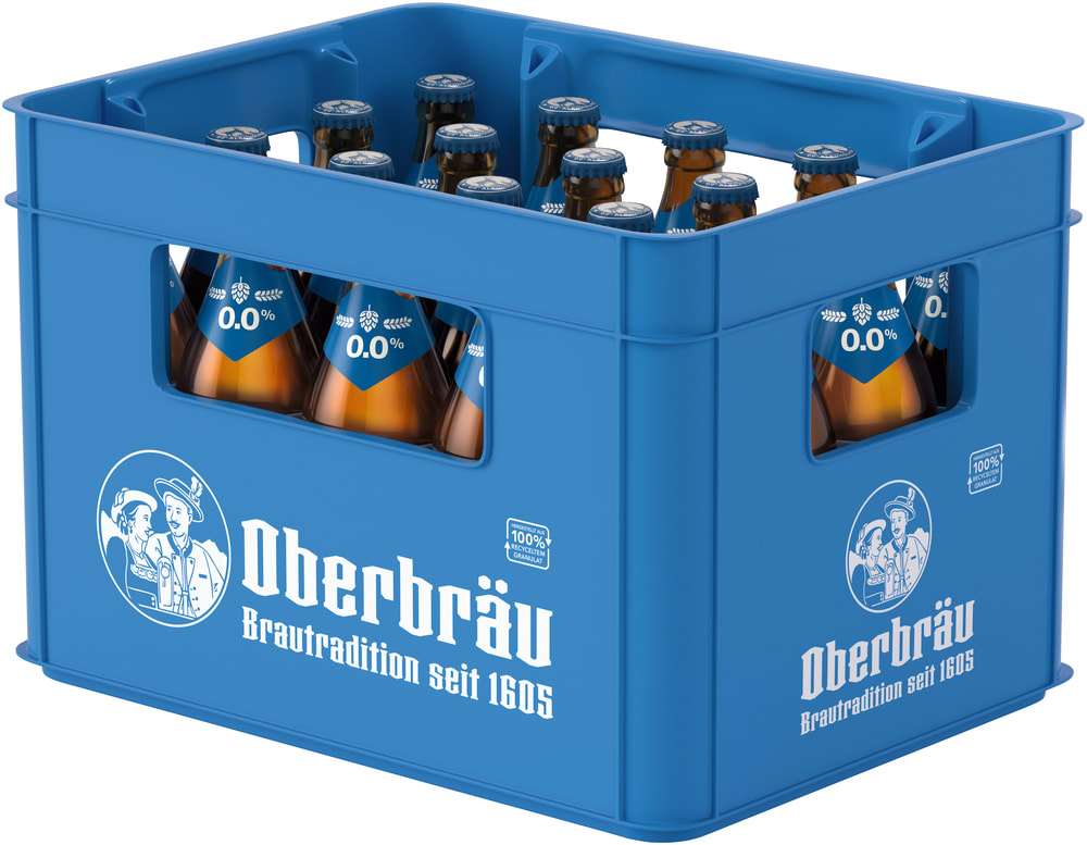 Oberbräu Hell 0,0 – Kiste