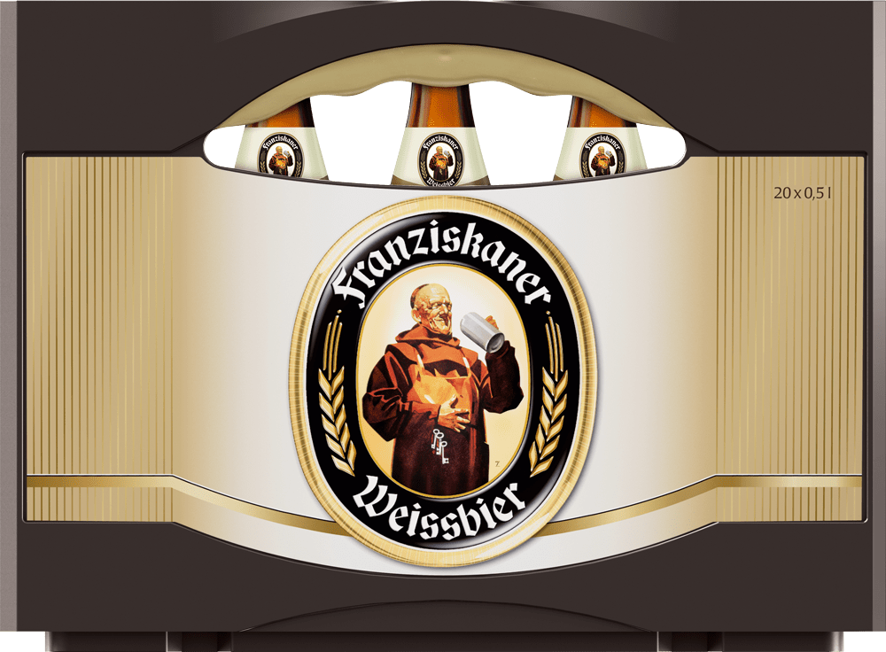 Franziskaner Hefe-Weissbier Naturtrüb – Kiste